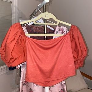 Puff sleeve top from Zara